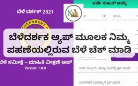 ಬೆಳೆದರ್ಶಕ ಆ್ಯಪ್ ಮೂಲಕ ನೀವು ಬೆಳೆದ ಬೆಳೆ ಮತ್ತು ಅಪ್ಲೊಡ್ ಆದ ಫೋಟೊ ಸರಿಯಾಗಿರುವುದನ್ನು ಚೆಕ್ ಮಾಡಿ