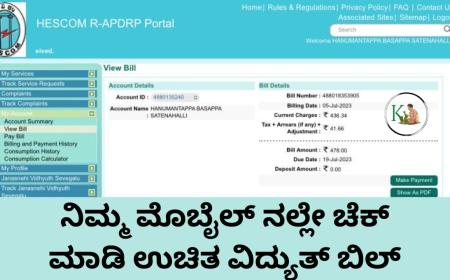 Zero electricity bill-ನಿಮ್ಮ ಮೊಬೈಲ್ ನಲ್ಲೆ ಚೆಕ್ ಮಾಡಿ ಉಚಿತ ವಿದ್ಯುತ್ ಬಿಲ್
