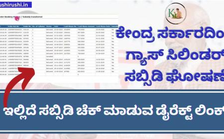 Cylinder subsidy-ಕೇಂದ್ರ ಸರ್ಕಾರದಿಂದ ದೇಶದ ಜನತೆಗೆ ಗುಡ್ ನ್ಯೂಸ್,ಗ್ಯಾಸ್ ಸಿಲಿಂಡರ್ ಸಬ್ಸಿಡಿ ಘೋಷಣೆ