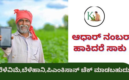 Aadhaar number-ನಿಮ್ಮ ಆಧಾರ್ ನಂಬರ್ ಹಾಕಿದರೆ ಸಾಕು,ಬೆಳೆವಿಮೆ,ಬೆಳೆಹಾನಿ,ಪಿಎಂಕಿಸಾನ್ ಚೆಕ್ ಮಾಡಬಹುದು