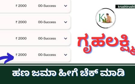 Gruhalakshmi 2nd instalment-ಇಂದಿನಿಂದ ಗೃಹಲಕ್ಷ್ಮಿ 2ನೇ ಕಂತಿನ  ಹಣ ಜಮಾ, ನಿಮ್ಮ ಜಮಾ ಹೀಗೆ ಚೆಕ್ ಮಾಡಿ