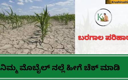 Baragala parihara-ಬರಗಾಲದ ಬೆಳೆಹಾನಿ ಪರಿಹಾರ ಹಾಗೂ ಬೆಳೆವಿಮೆ ಸ್ಟೇಟಸ್ ಹೀಗೆ ಚೆಕ್ ಮಾಡಿ