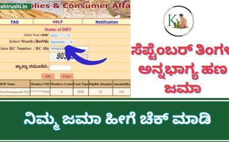 Annabhagya 3rd instalment-ಇಂದಿನಿಂದ ಸೆಪ್ಟೆಂಬರ್ ತಿಂಗಳ ಅನ್ನಭಾಗ್ಯ ಹಣ ಜಮಾ,ನಿಮ್ಮ ಜಮಾ ಹೀಗೆ ಚೆಕ್ ಮಾಡಿ
