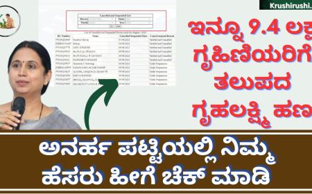 Gruhalakshmi rejected list-ಇನ್ನೂ 9.4 ಲಕ್ಷ ಗೃಹಿಣಿಯರಿಗೆ ತಲುಪದ ಗೃಹಲಕ್ಷ್ಮಿ ಹಣ,ಅನರ್ಹ ಪಟ್ಟಿಯಲ್ಲಿ ನಿಮ್ಮ ಹೆಸರು ಹೀಗೆ ಚೆಕ್ ಮಾಡಿ