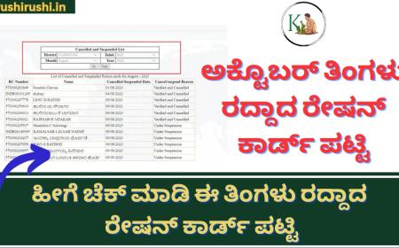 October month canceled Ration Card List-ಅಕ್ಟೊಬರ್ ತಿಂಗಳು ರದ್ದಾದ ರೇಷನ್ ಕಾರ್ಡ್ ಪಟ್ಟಿ,ಈ ಪಟ್ಟಿಯಲ್ಲಿ ಇರುವವರಿಗಿಲ್ಲ ಗೃಹಲಕ್ಷ್ಮಿ ಅನ್ನಭಾಗ್ಯ ಹಣ