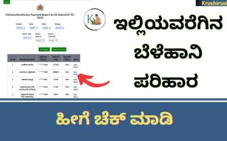 Crop loss compensation-2019 ರಿಂದ ಇಲ್ಲಿಯವರೆಗೂ ನಿಮಗೆ ಎಷ್ಟು ಬೆಳೆಹಾನಿ ಪರಿಹಾರ ಜಮಾ ಆಗಿದೆ ಹೀಗೆ ಚೆಕ್ ಮಾಡಿ