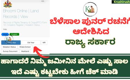 Crop loan status-ಬೆಳೆಸಾಲ ಪುನರ್ ರಚನೆಗೆ ಆದೇಶಿಸಿದ ರಾಜ್ಯ ಸರ್ಕಾರ,ಹಾಗಾದರೆ ನಿಮ್ಮ ಜಮೀನಿನ ಮೇಲೆ ಎಷ್ಟು ಸಾಲ ಇದೆ ಎಷ್ಟು ಕಟ್ಟಬೇಕು ಹೀಗೆ ಚೆಕ್ ಮಾಡಿ