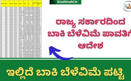 Crop insurance pending payment list-ರಾಜ್ಯ ಸರ್ಕಾರದಿಂದ ಬಾಕಿ ಬೆಳೆವಿಮೆ ಪಾವತಿಗೆ ಆದೇಶ,ಇಲ್ಲಿದೆ ಬಾಕಿ ಬೆಳೆವಿಮೆ ಪಟ್ಟಿ