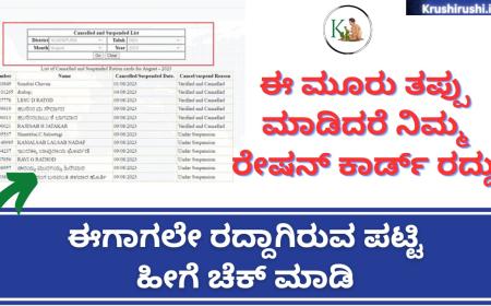 Cancelled suspended ration card list-ಈ ಮೂರು ತಪ್ಪು ಮಾಡಿದರೆ ನಿಮ್ಮ ರೇಷನ್ ಕಾರ್ಡ್ ರದ್ದು,ಈಗಾಗಲೇ ರದ್ದಾಗಿರುವ ಪಟ್ಟಿ ಹೀಗೆ ಚೆಕ್ ಮಾಡಿ
