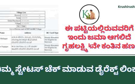 Gruhalakshmi 4th instalment release today-ಈ ಪಟ್ಟಿಯಲ್ಲಿರುವವರಿಗೆ ಇಂದು ಜಮಾ ಆಗಲಿದೆ ಗೃಹಲಕ್ಷ್ಮಿ 4ನೇ ಕಂತಿನ ಹಣ,ನಿಮ್ಮ ಸ್ಟೇಟಸ್ ಚೆಕ್ ಮಾಡುವ ಡೈರೆಕ್ಟ್ ಲಿಂಕ್