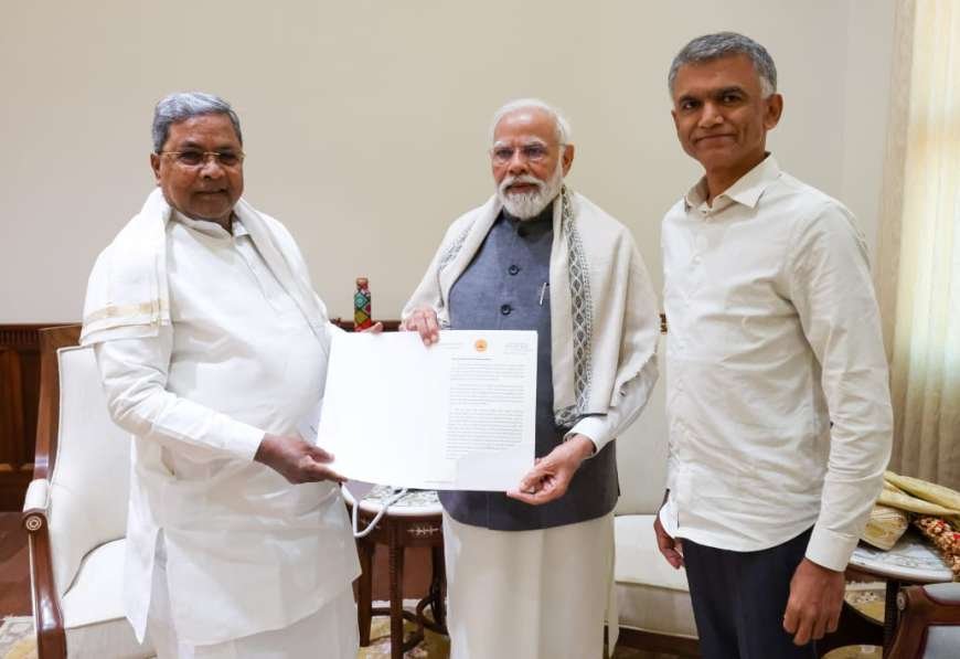 Cm meets pm for drought relief fund-ಬರಪರಿಹಾರಕ್ಕಾಗಿ ಪ್ರಧಾನ ಮಂತ್ರಿಗಳನ್ನು ಬೇಟಿಯಾದ ಮುಖ್ಯಮಂತ್ರಿಗಳು, ಯಾರಿಗೆ ಎಷ್ಟು ಪರಿಹಾರ ಮನವಿ ಮಾಡಿದರು?