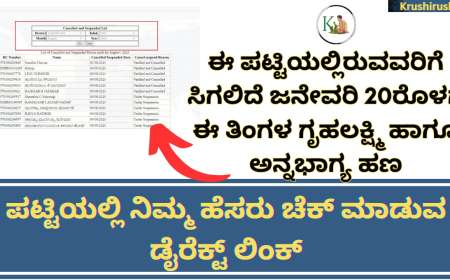 January month Gruhalakshmi Annabhagya list-ಈ ಪಟ್ಟಿಯಲ್ಲಿರುವವರಿಗೆ ಸಿಗಲಿದೆ ಜನೇವರಿ 20ರೊಳಗೆ ಈ ತಿಂಗಳ ಗೃಹಲಕ್ಷ್ಮಿ ಹಾಗೂ ಅನ್ನಭಾಗ್ಯ ಹಣ,ಪಟ್ಟಿಯಲ್ಲಿ ನಿಮ್ಮ ಹೆಸರು ಚೆಕ್ ಮಾಡುವ ಡೈರೆಕ್ಟ್ ಲಿಂಕ್