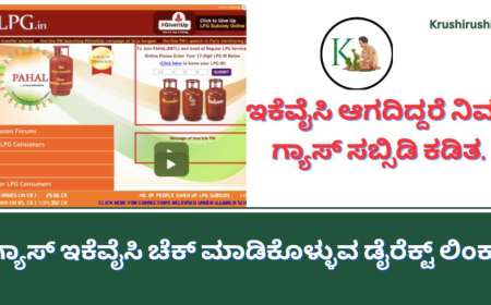 LPG Gas ekyc Status-ಜನೇವರಿ 31ರೊಳಗೆ ಇಕೆವೈಸಿ ಆಗದಿದ್ದರೆ  ಗ್ಯಾಸ್ ಸಬ್ಸಿಡಿ ಕಡಿತ,ನಿಮ್ಮ ಮೊಬೈಲ್ ನಲ್ಲೇ ಇಕೆವೈಸಿ ಚೆಕ್ ಮಾಡುವ ಡೈರೆಕ್ಟ್ ಲಿಂಕ್