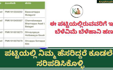 Cropinsurance will not credit to these farmers-ಈ ಪಟ್ಟಿಯಲ್ಲಿರುವವರಿಗೆ ಇಲ್ಲ ಬೆಳೆವಿಮೆ,ಬೆಳೆಹಾನಿ ಹಣ,ಪಟ್ಟಿಯಲ್ಲಿ ನಿಮ್ಮ ಹೆಸರಿದ್ದರೆ ಕೂಡಲೇ ಸರಿಪಡಿಸಿಕೊಳ್ಳಿ