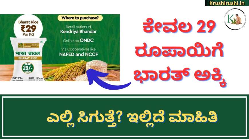 Bharth rice-ಕೇಂದ್ರ ಸರ್ಕಾರದಿಂದ ಕೇವಲ 29 ರೂಪಾಯಿಗೆ ಭಾರತ್ ಅಕ್ಕಿ,ಎಲ್ಲಿ ಸಿಗುತ್ತೆ?