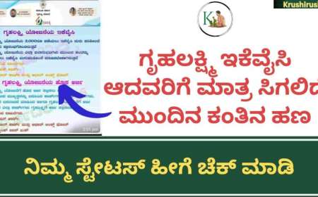 Gruhalakshmi ekyc status-ಮಾರ್ಚ್ 20ರೊಳಗೆ ಇಕೆವೈಸಿ ಆದವರಿಗೆ ಮಾತ್ರ ಸಿಗಲಿದೆ ಗೃಹಲಕ್ಷ್ಮಿ ಹಣ,ನಿಮ್ಮ ಸ್ಟೇಟಸ್ ಹೀಗೆ ಚೆಕ್ ಮಾಡಿ