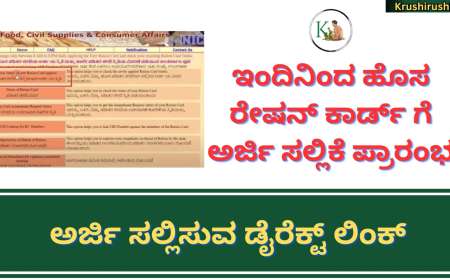 New ration card application-ಇಂದಿನಿಂದ ಹೊಸ ರೇಷನ್ ಕಾರ್ಡ್ ಗೆ ಅರ್ಜಿ ಸಲ್ಲಿಕೆ ಪ್ರಾರಂಭ,ಅರ್ಜಿ ಸಲ್ಲಿಸುವ ಡೈರೆಕ್ಟ್ ಲಿಂಕ್