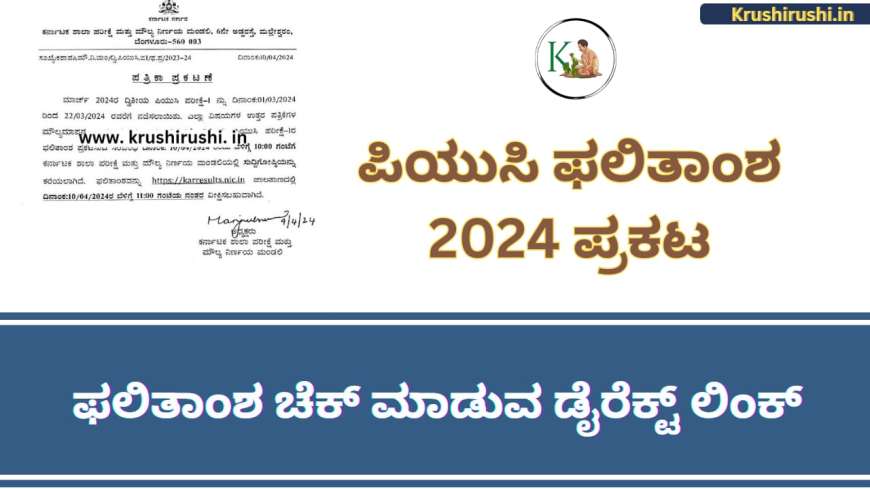 2nd Puc result 2024-ಪಿಯುಸಿ ಫಲಿತಾಂಶ 2024 ಪ್ರಕಟ,ಫಲಿತಾಂಶ ಚೆಕ್ ಮಾಡುವ ಡೈರೆಕ್ಟ್ ಲಿಂಕ್