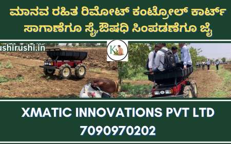 ಸಬ್ಸಿಡಿ ದರದಲ್ಲಿ ಮಾನವ ರಹಿತ ರಿಮೋಟ್ ಕಂಟ್ರೊಲ್ ವೆಹಿಕಲ್-Robotics in agriculture