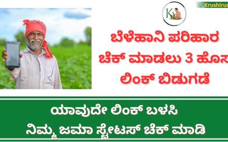 Bele parihara status link-ಬೆಳೆಹಾನಿ ಪರಿಹಾರ ಚೆಕ್ ಮಾಡಲು 3 ಹೊಸ ಲಿಂಕ್ ಬಿಡುಗಡೆ,ಯಾವುದೇ ಲಿಂಕ್ ಬಳಸಿ ನಿಮ್ಮ ಜಮಾ ಸ್ಟೇಟಸ್ ಚೆಕ್ ಮಾಡಿ