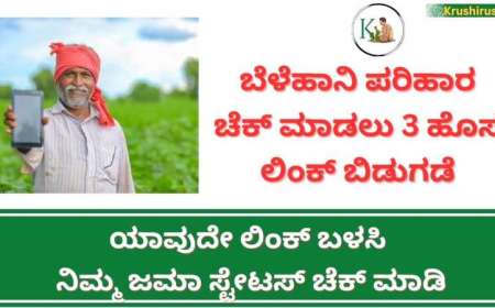 Bele parihara status link-ಬೆಳೆಹಾನಿ ಪರಿಹಾರ ಚೆಕ್ ಮಾಡಲು 3 ಹೊಸ ಲಿಂಕ್ ಬಿಡುಗಡೆ,ಯಾವುದೇ ಲಿಂಕ್ ಬಳಸಿ ನಿಮ್ಮ ಜಮಾ ಸ್ಟೇಟಸ್ ಚೆಕ್ ಮಾಡಿ