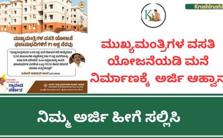 ಮುಖ್ಯಮಂತ್ರಿಗಳ ವಸತಿ ಯೋಜನೆಯಡಿ ಮನೆ ನಿರ್ಮಾಣಕ್ಕೆ  ಅರ್ಜಿ ಆಹ್ವಾನ,ನಿಮ್ಮ ಅರ್ಜಿ ಹೀಗೆ ಸಲ್ಲಿಸಿ-Mukyamantri Vasari yojane 2024