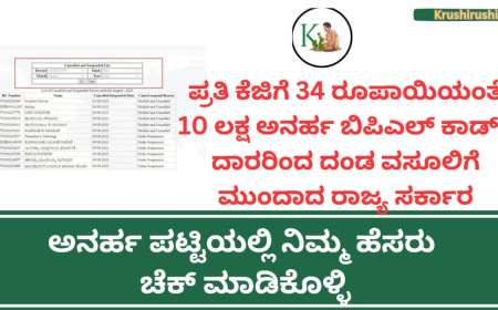 ಪ್ರತಿ ಕೆಜಿಗೆ 34 ರೂಪಾಯಿಯಂತೆ 10 ಲಕ್ಷ ಅನರ್ಹ ಬಿಪಿಎಲ್ ಕಾರ್ಡ್ ದಾರರಿಂದ ದಂಡ ವಸೂಲಿಗೆ ಮುಂದಾದ ರಾಜ್ಯ ಸರ್ಕಾರ,ಅನರ್ಹ ಪಟ್ಟಿಯಲ್ಲಿ ನಿಮ್ಮ ಹೆಸರು ಚೆಕ್ ಮಾಡಿಕೊಳ್ಳಿ-Fake ration card list
