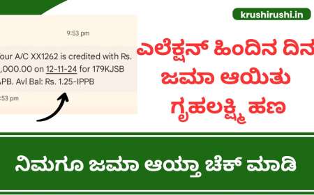 Gruhalakshmi hana jama-ಉಪಚುನಾವಣೆ ಹಿಂದಿನ ದಿನ ಜಮಾ ಆಯಿತು ಗೃಹಲಕ್ಷ್ಮಿ ಹಣ, ನಿಮಗೂ ಜಮಾ ಆಯ್ತಾ ಚೆಕ್ ಮಾಡಿ