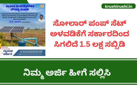 Solar Pumpset subsidy-ಸೋಲಾರ್ ಪಂಪ್ ಸೆಟ್ ಅಳವಡಿಕೆಗೆ ಸರ್ಕಾರದಿಂದ ಸಿಗಲಿದೆ 1.5 ಲಕ್ಷ ಸಬ್ಸಿಡಿ,ನಿಮ್ಮ ಅರ್ಜಿ ಹೀಗೆ ಸಲ್ಲಿಸಿ