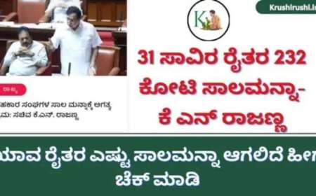 ಪ್ರಾಥಮಿಕ ಕೃಷಿ ಸಹಕಾರ ಸಂಘಗಳಲ್ಲಿರುವ 31 ಸಾವಿರ ರೈತರ 232 ಕೋಟಿ ಸಾಲಮನ್ನಾ, ಯಾವ ರೈತರ ಎಷ್ಟು ಸಾಲಮನ್ನಾ ಆಗಲಿದೆ ಹೀಗೆ ಚೆಕ್ ಮಾಡಿ-Bele sala manna status