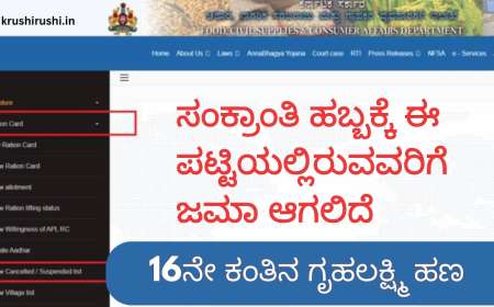 Gruhalakshmi 16th instalment list-ಸಂಕ್ರಾಂತಿ ಹಬ್ಬಕ್ಕೆ ಈ ಪಟ್ಟಿಯಲ್ಲಿರುವವರಿಗೆ ಜಮಾ ಆಗಲಿದೆ 16ನೇ ಕಂತಿನ ಗೃಹಲಕ್ಷ್ಮಿ ಹಣ