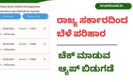 Input subsidy for croploss-ರಾಜ್ಯ ಸರ್ಕಾರದಿಂದ ಬೆಳೆ ಪರಿಹಾರ ಚೆಕ್ ಮಾಡುವ ಆ್ಯಪ್ ಬಿಡುಗಡೆ,ನಿಮ್ಮ ಜಮಾ ಸ್ಟೇಟಸ್ ಹೀಗೆ ಚೆಕ್ ಮಾಡಿ