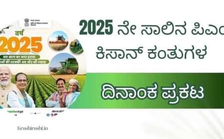2025 ನೇ ಸಾಲಿನ ಪಿಎಂ ಕಿಸಾನ್ ಕಂತುಗಳ ದಿನಾಂಕ ಪ್ರಕಟ-Pmkisan instalment dates