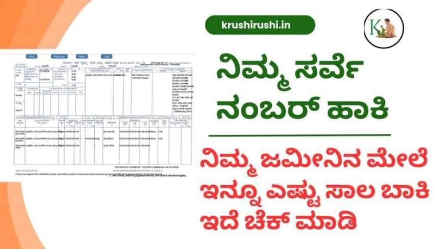 Bele sala-ಸರ್ವೇ ನಂಬರ್ ಹಾಕಿ ನಿಮ್ಮ ಜಮೀನಿನ ಮೇಲೆ ಎಷ್ಟು ಸಾಲ ಇದೆ ಎಂದು ಮೊಬೈಲ್ ನಲ್ಲೇ ಚೆಕ್ ಮಾಡಿ-crop loan status