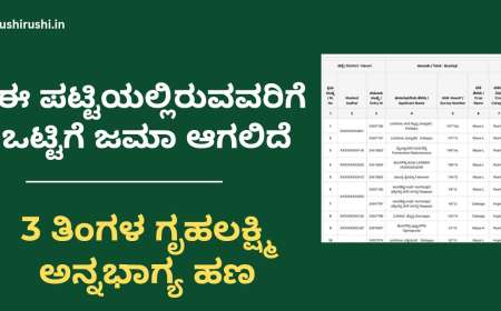 Gruhalakshmi list-ಈ ಪಟ್ಟಿಯಲ್ಲಿರುವವರಿಗೆ ಈ ದಿನ ಒಟ್ಟಿಗೆ ಜಮಾ ಆಗಲಿದೆ 3 ತಿಂಗಳ ಗೃಹಲಕ್ಷ್ಮಿ ಅನ್ನಭಾಗ್ಯ ಹಣ