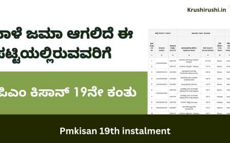 Pmkisan 19th instalment-ಇಂದು ಜಮಾ ಆಗಿದೆ ಈ ಪಟ್ಟಿಯಲ್ಲಿರುವವರಿಗೆ ಪಿಎಂ ಕಿಸಾನ್ 19ನೇ ಕಂತು