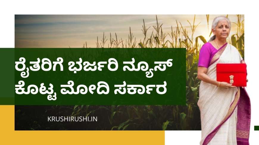 Union budget 2025-ರೈತರಿಗೆ ಭರ್ಜರಿ ನ್ಯೂಸ್ ಕೊಟ್ಟ ಮೋದಿ ಸರ್ಕಾರ