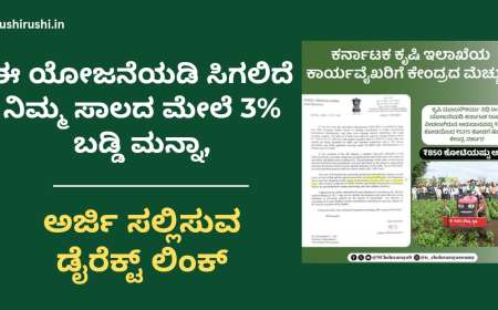 Bele sala baddi manna-ಈ ಯೋಜನೆಯಡಿ ಸಿಗಲಿದೆ ನಿಮ್ಮ ಸಾಲದ ಮೇಲೆ 3% ಬಡ್ಡಿ ಮನ್ನಾ,ಅರ್ಜಿ ಸಲ್ಲಿಸುವ ಡೈರೆಕ್ಟ್ ಲಿಂಕ್