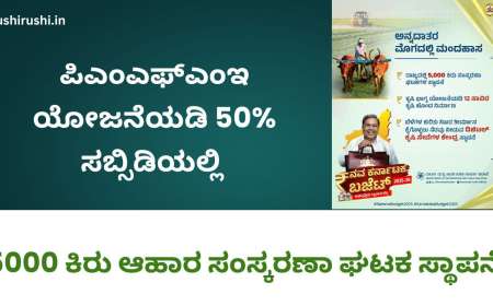 PMFME subsidy scheme-ಪಿಎಂಎಫ್ಎಂಇ ಯೋಜನೆಯಡಿ 50% ಸಬ್ಸಿಡಿಯಲ್ಲಿ 5000 ಕಿರು ಆಹಾರ ಸಂಸ್ಕರಣಾ ಘಟಕ ಸ್ಥಾಪನೆ,ನಿಮ್ಮ ಅರ್ಜಿ ಹೀಗೆ ಸಲ್ಲಿಸಿ