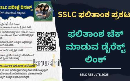 SSLC result 2025-ಇಂದು ಎಸ್ಎಸ್ಎಲ್ ಸಿ ಫಲಿತಾಂಶ ಪ್ರಕಟ,ಫಲಿತಾಂಶ ಚೆಕ್ ಮಾಡುವ ಡೈರೆಕ್ಟ್ ಲಿಂಕ್