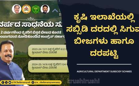 Subsidy seed rate list-ಕೃಷಿ ಇಲಾಖೆಯಲ್ಲಿ ಸಬ್ಸಿಡಿ ದರದಲ್ಲಿ ಸಿಗುವ ಬೀಜಗಳು ಹಾಗೂ ದರಪಟ್ಟಿ