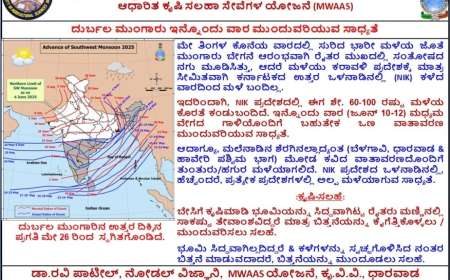 Mungaru-ಬಿತ್ತನೆ ಮಾಡಿ ಮಳೆಗೆ ಕಾಯುತ್ತಿದ್ದ ರೈತರಿಗೆ ಸಿಹಿಸುದ್ದಿ,ಮತ್ತೆ ಮುಂಗಾರು ಚುರುಕು