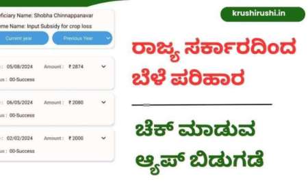 Input subsidy for croploss-ರಾಜ್ಯ ಸರ್ಕಾರದಿಂದ ಬೆಳೆ ಪರಿಹಾರ ಚೆಕ್ ಮಾಡುವ ಆ್ಯಪ್ ಬಿಡುಗಡೆ
