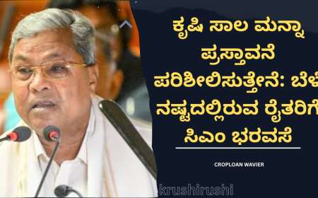 ಕೃಷಿ ಸಾಲ ಮನ್ನಾ ಪ್ರಸ್ತಾವನೆ ಪರಿಶೀಲಿಸುತ್ತೇನೆ: ಬೆಳೆ ನಷ್ಟದಲ್ಲಿರುವ ರೈತರಿಗೆ ಸಿಎಂ ಭರವಸೆ