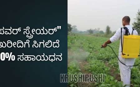 ಕೃಷಿ ಇಲಾಖೆಯಿಂದ "ಪವರ್ ಸ್ಪ್ರೇಯರ್‌" ಖರೀದಿಗೆ ಸಿಗಲಿದೆ 90 ಸಹಾಯಧನ.!