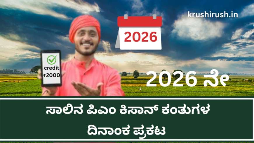 2026 ನೇ ಸಾಲಿನ ಪಿಎಂ ಕಿಸಾನ್ ಕಂತುಗಳ ದಿನಾಂಕ ಪ್ರಕಟ-Pmkisan Kisan instalment dates-2026