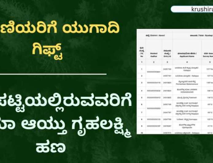 ಯುಗಾದಿ ಹಬ್ಬದಂದು ಬಿಡುಗಡೆ ಆಯ್ತು  ಗೃಹಲಕ್ಷ್ಮಿ 27ನೇ ಕಂತು,ನಿಮಗೇಷ್ಟು ಕಂತು ಜಮಾ ಆಯ್ತು ಚೆಕ್ ಮಾಡಿ-Gruhalakshmi 27th instalment